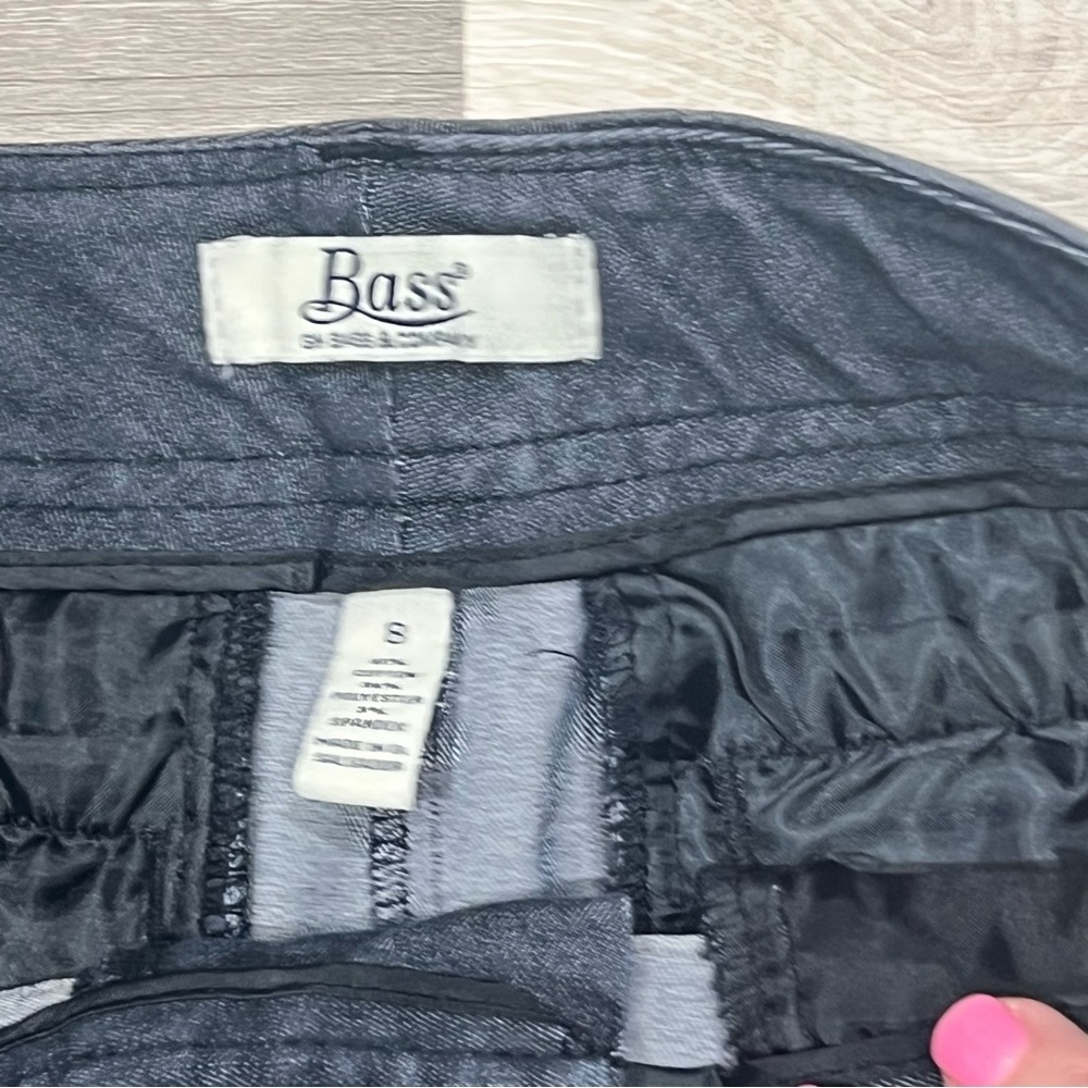 Bass & Co. Women’s Charcoal Straight Mid Rise Denim Pants Size 8 - Picture 9 of 9